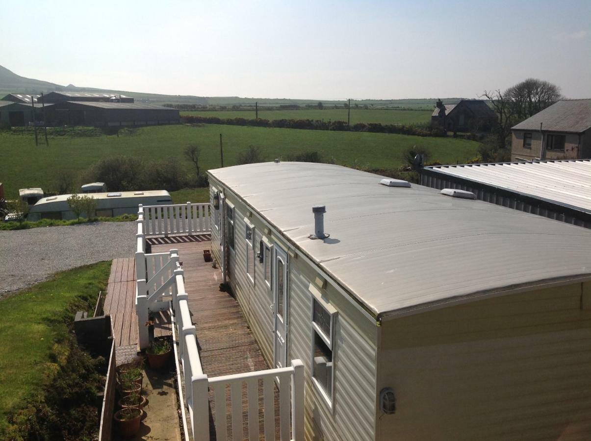 Criw Bach Static Caravan Bryncroes Exterior foto