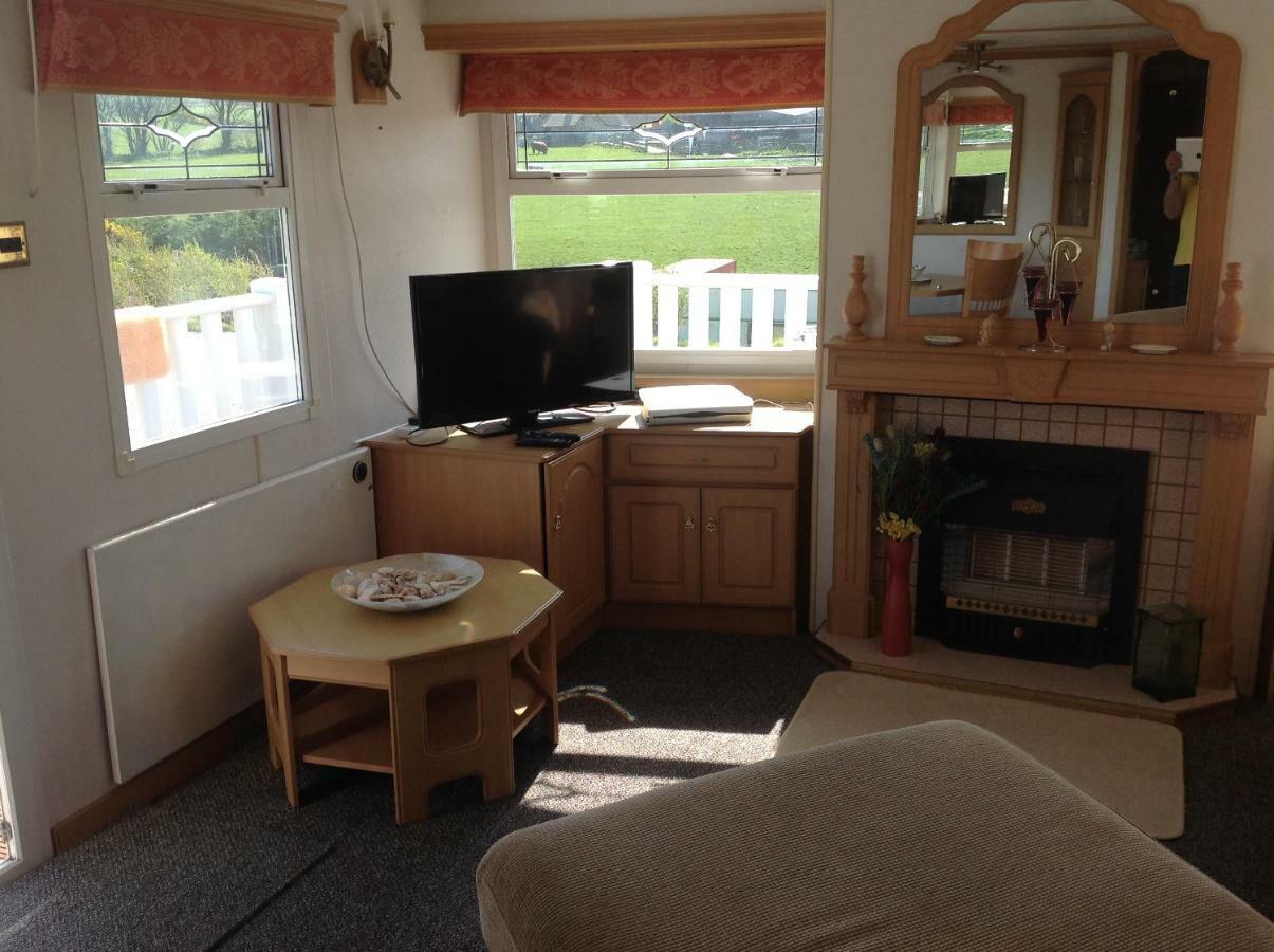 Criw Bach Static Caravan Bryncroes Exterior foto